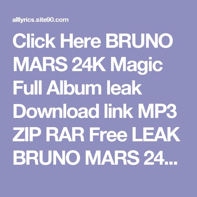 Bruno Mars Count On Me Mp3 Download Free Download